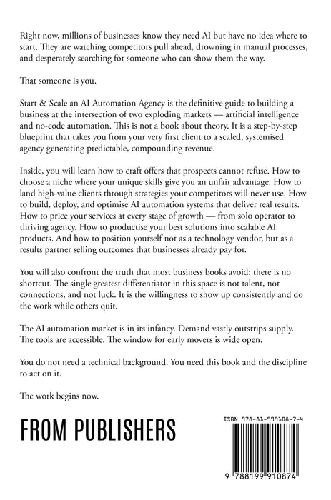 Start & Scale An AI Automation Agency (Read Online)